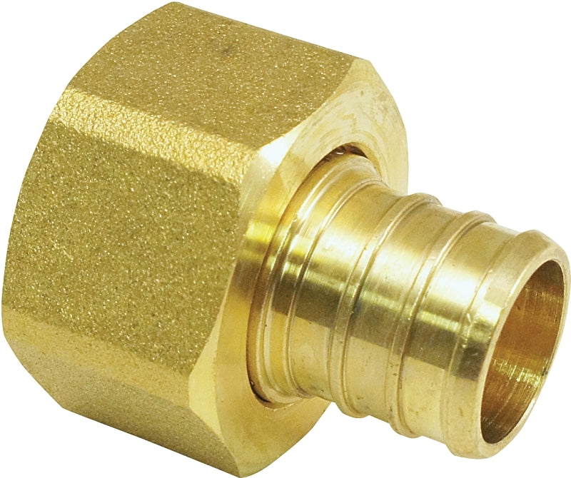 Apollo APXFF3434S Hose Pipe Adapter, 3/4 in, Barb x FPT, Brass, 200 psi Pressure