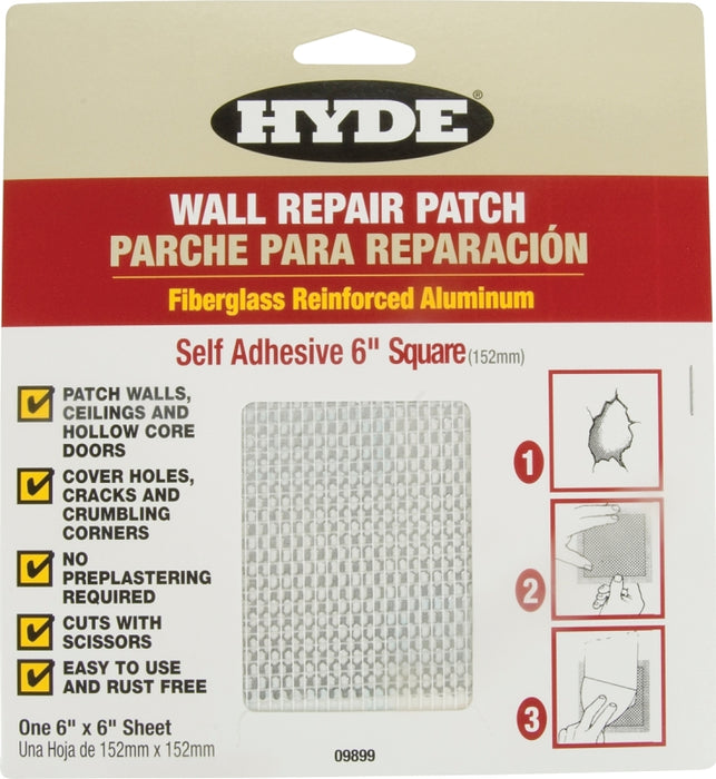 Hyde 09899 Wall Patch, 6 x 6 in Dimensions