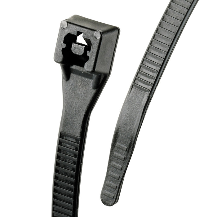 Gardner Bender Xtreme 45-308UVBFZ Cable Tie, Nylon, Black