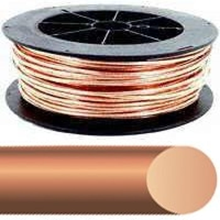 Southwire 6SOLX315BARE Bare Electrical Wire, Solid, 6 AWG Wire, 315 ft L, Copper Conductor