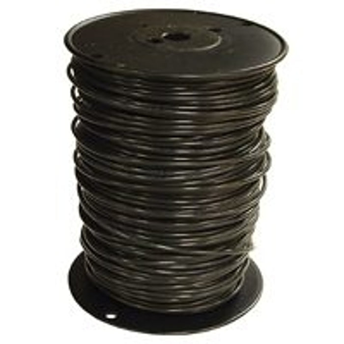 Southwire 10BK-SOLX500 Building Wire, Black Sheath, 10 AWG Wire, 1-Conductor, 500 ft L, Copper Conductor