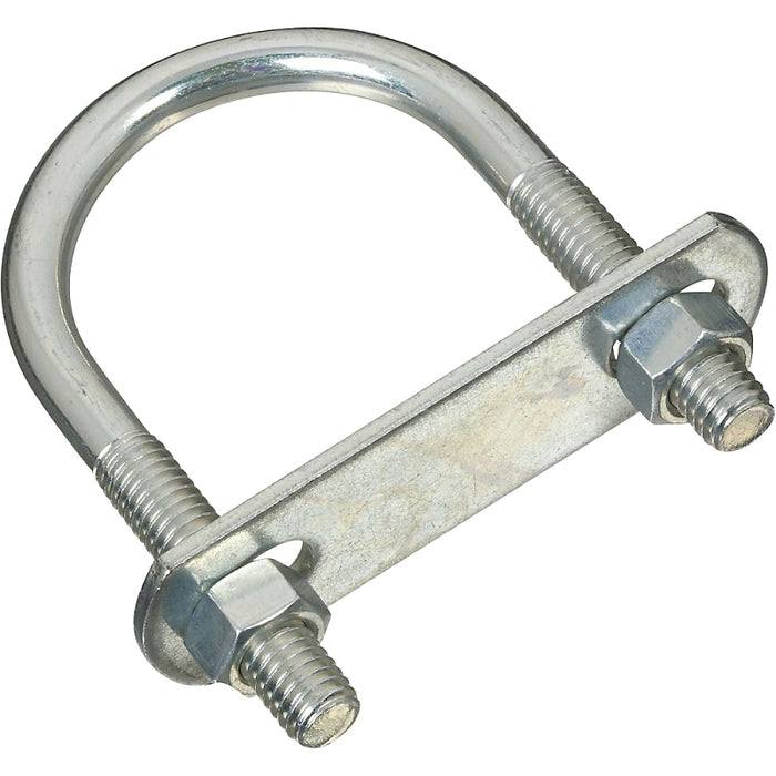 National Hardware N222-190 U-Bolt, 3/8 in Thread, Steel, Zinc