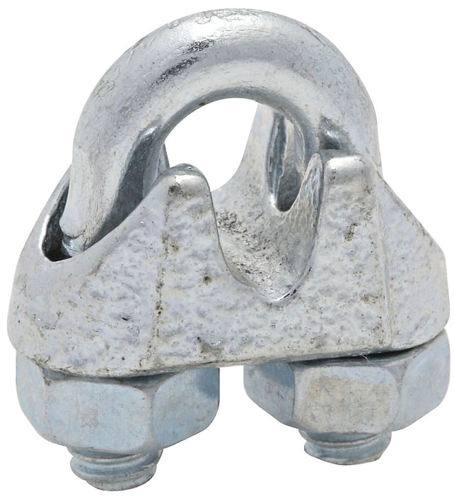 National Hardware 3230BC Series N248-286 Wire Cable Clamp, 3/16 in Dia Cable, Malleable Iron, Zinc