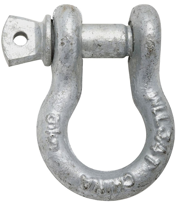 National Hardware 3250BC Series N223-677 Anchor Shackle, 1500 lb Working Load, Galvanized Steel