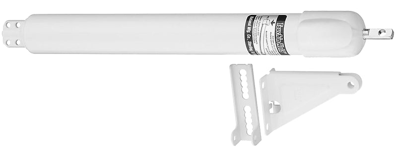 National Hardware V1345 Series N279-794 Door Closer, White, Steel, Powder-Coated, 90 deg Opening