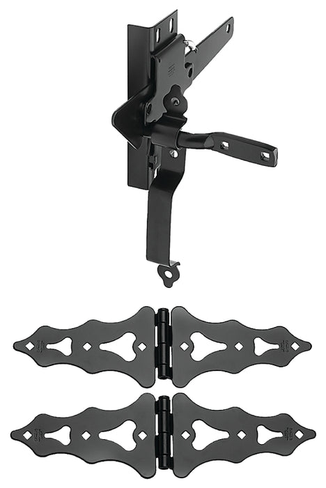 National Hardware V867 Series N109-015 Gate Kit, Steel, Black, 1-Piece