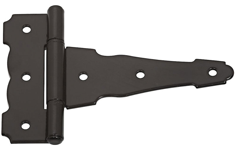 National Hardware N881-904 T-Hinge, Steel, Black