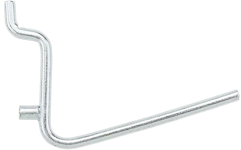 National Hardware N180-001 Peg Hook, 2-1/2 in L Dimensions, 2-1/2 in, 1/8, 1/4 in Opening, Steel, Zinc