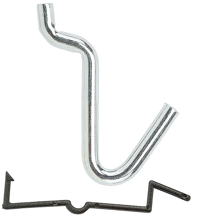 National Hardware N180-022 Peg Hook, 1/4 in, 1/8, 1/4 in Opening, Steel, Zinc