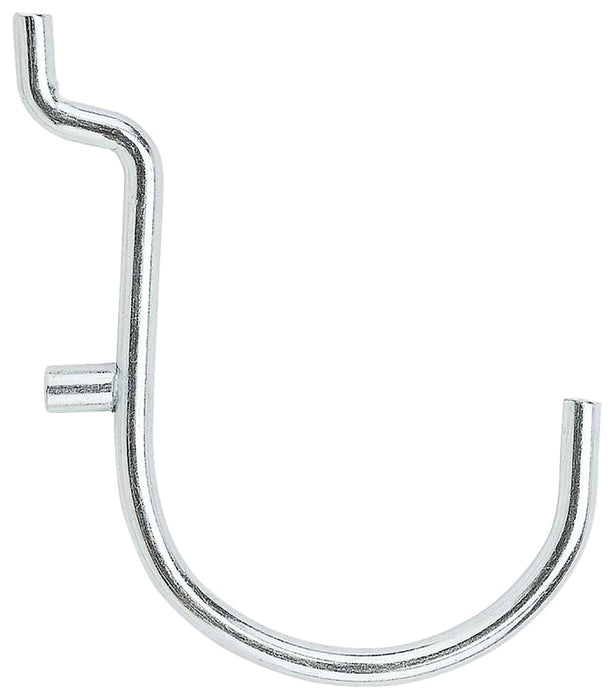 National Hardware N180-028 Peg Hook, 1-1/2 in, 1/8, 1/4 in Opening, Steel, Zinc, 5/PK