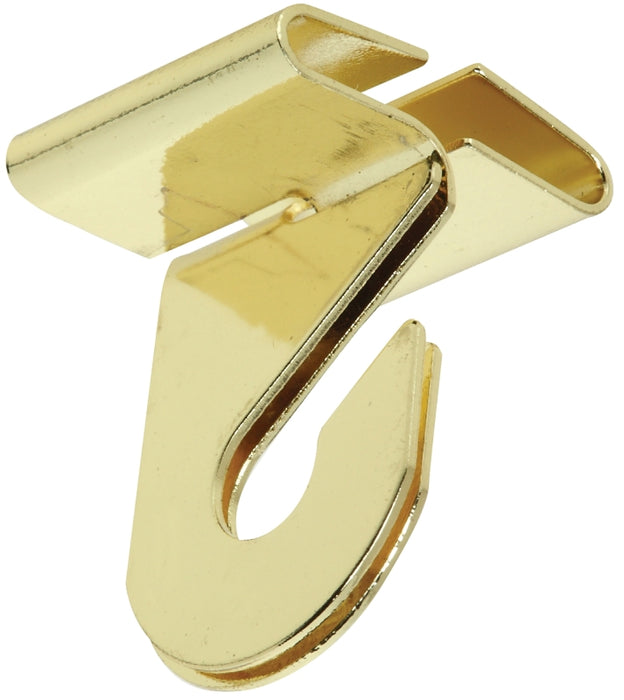 National Hardware V2669 Series N274-977 Suspended Ceiling Hook, 2 in L, Steel, Brass