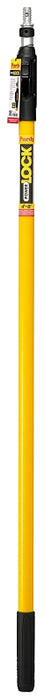 Purdy POWER LOCK 140855648 Extension Pole, 1-5/16 in Dia, 4 to 8 ft L, Aluminum/Fiberglass, Rubber Handle