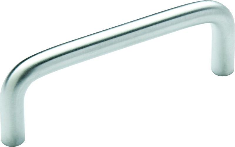 Amerock Allison Value Series BP865CS26D Cabinet Pull, 3-5/16 in L Handle, 1-1/4 in Projection, Carbon Steel