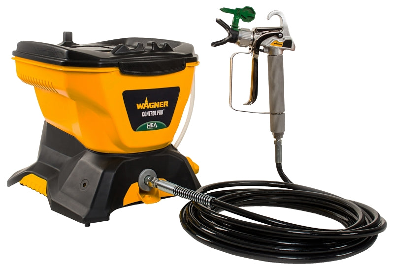 Wagner Control Pro 130 Series 0580678 Electric Stationary Airless Paint Sprayer, 25 ft L Hose, 0.015 in Tip, Piston Pump