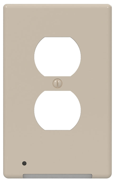 Westek LumiCover Classic LCR-CCDO-AL Wallplate Nightlight, 1.2 in L, 4-1/2 in W, Almond