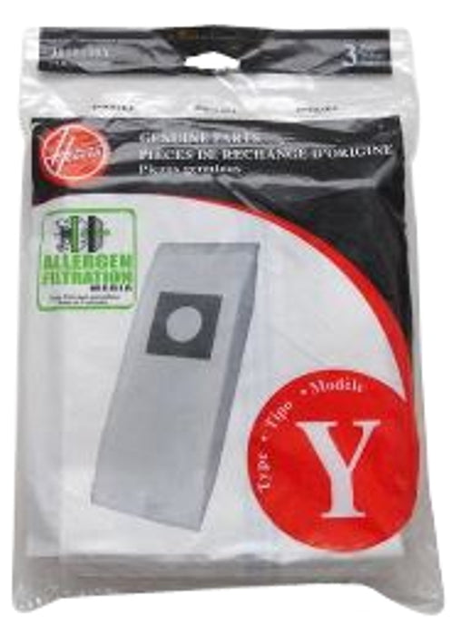 Hoover 4010100Y Type-Y Allergen Vacuum Bag, Paper