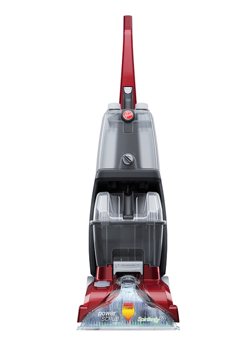 Hoover POWER SCRUB FH50150 Carpet Cleaner, 120 V, 20 ft L Cord, Red