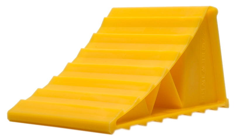 Camco USA 44412 OG Wheel Chock, Plastic, Yellow