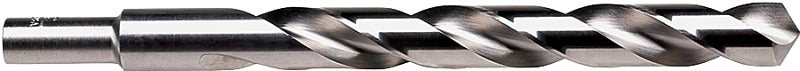 Irwin 73827 Jobber Drill Bit, 27/64 in Dia, 5-3/8 in OAL, Spiral Flute, 2-Flute, 27/64 in Dia Shank, Reduced Shank