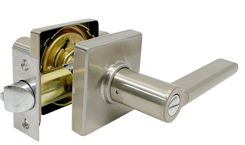 ProSource LS3X201YASR4V24 Privacy Lever, Satin Nickel, Lever Handle, Metal, Commercial, Residential, 3 Grade