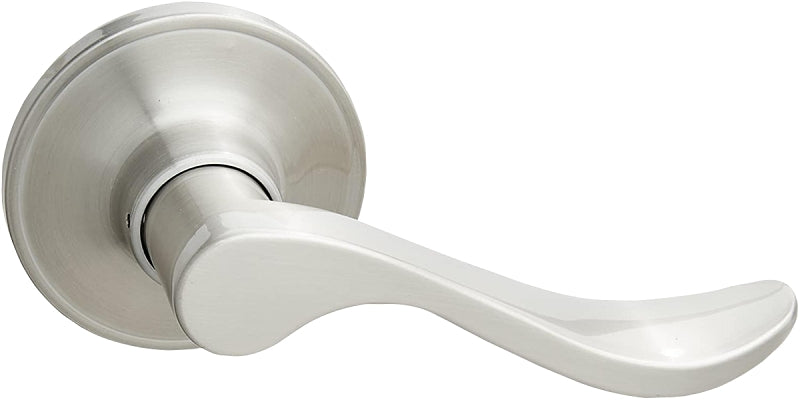 Schlage J Series J10VSEV619 Passage Lever, Mechanical Lock, Satin Nickel, Metal, Residential, 3 Grade