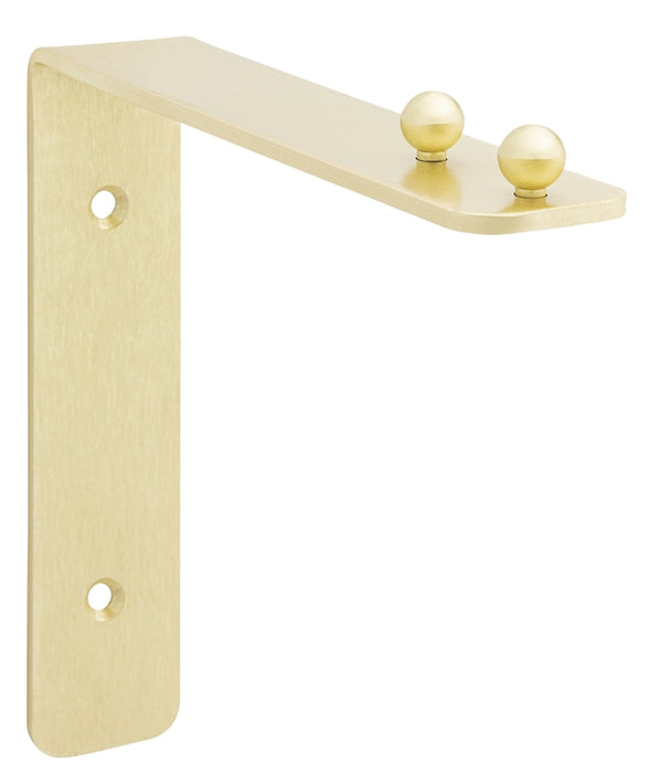 National Hardware N275-504 Wall Bracket, 7 in L, Brushed Gold