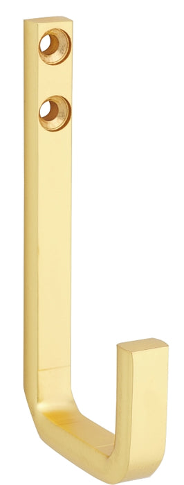 National Hardware Reed N337-917 Modern Hook, 60 lb, Steel, Brushed Gold