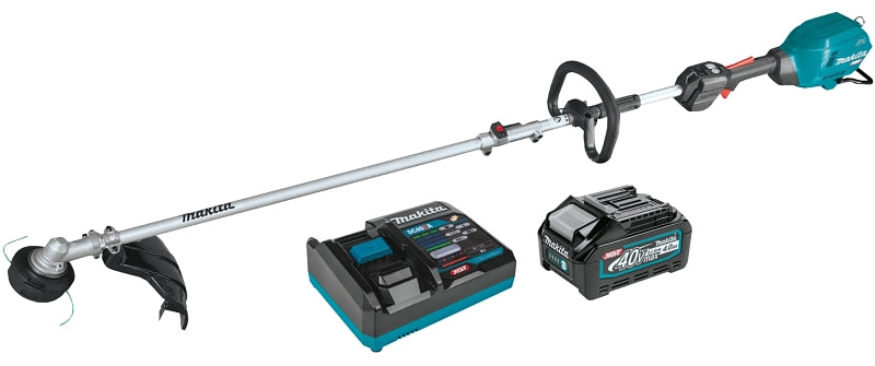 Makita XGT Series GUX01JM1X1 Power Head Kit, Battery Included, 4 Ah, 40 V, Lithium-Ion, 3-Speed, 0.095 in Dia Line