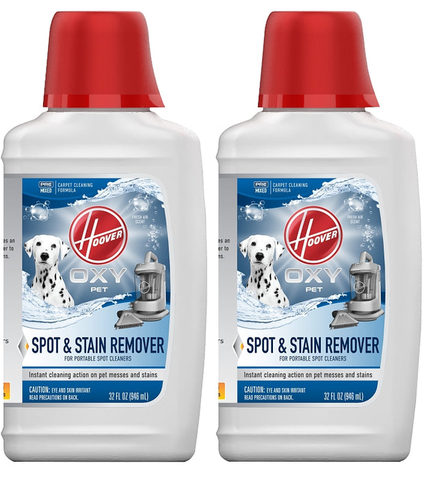 Hoover AH31701 Spot and Stain Remover, 32 oz, Liquid, Fresh Linen, Clear/Light Yellow