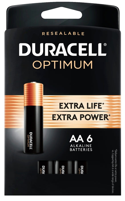 Duracell 32566 Optimum Battery, 1.5 V Battery, AA Battery, Alkaline