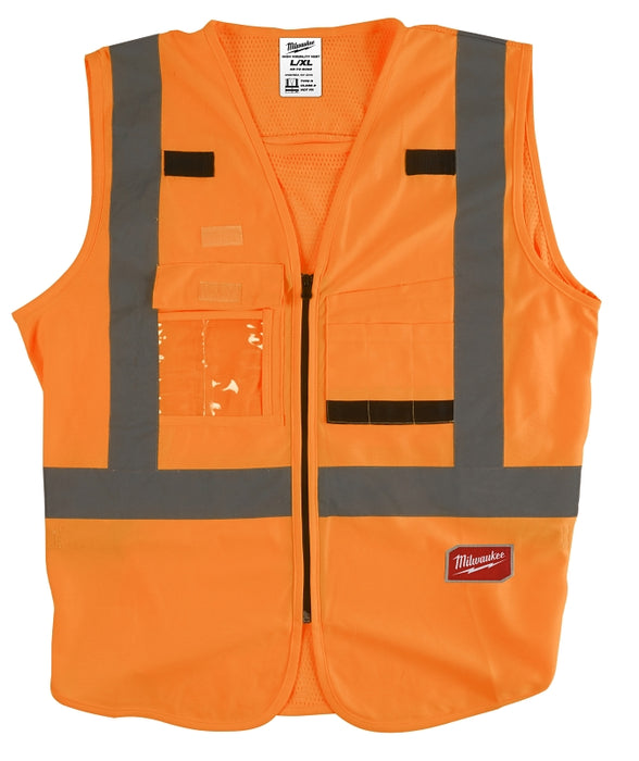 VEST SAFETY HI-VIS OR XXL/XXXL