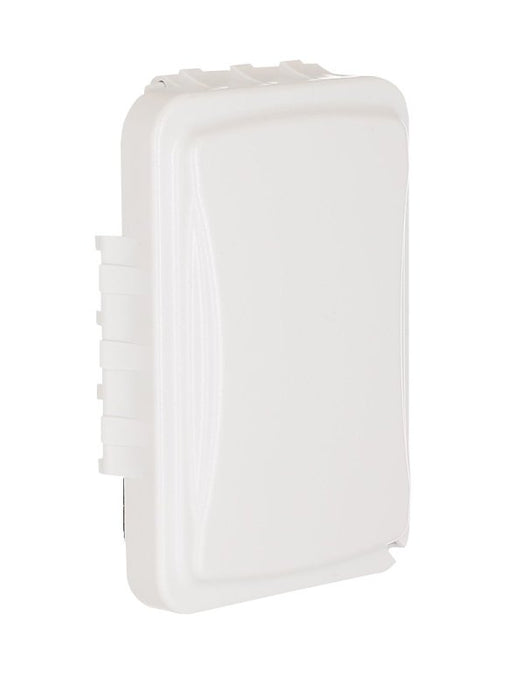 TayMac MM110W Weatherproof Flip Cover, 1.55 in L, 5.61 in W, 1-Gang, Polycarbonate, White