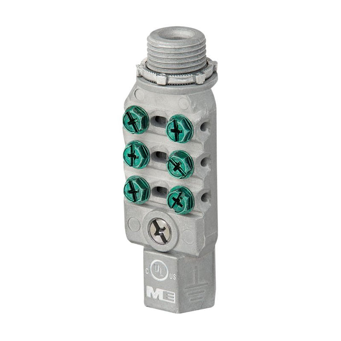 Madison Electric MEIBB Bonding Bridge Connector, 1/2 in, #10 Wire, Zinc