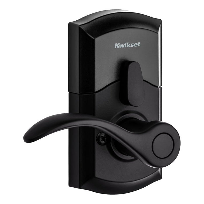 Kwikset Pembroke Series 955PML 514 SmartCode Electronic Lock, Matte Black, Commercial, 2 Grade, Metal, Lever Handle, Yes