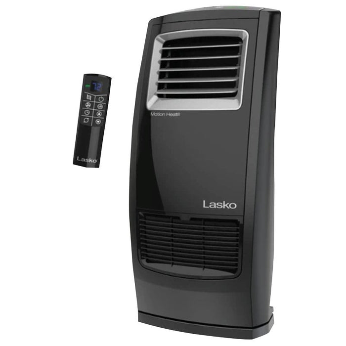 Lasko Elite Series CC23161 Whole Room Space Heater with Remote, 10.1 to 15 A, 120 V, 1500 W, 3-Heat Setting, Black