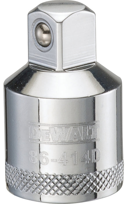 DEWALT DWMT86414OSP Reducing Adapter, 1/2 in Drive, Female Drive, 3/8 in Output Drive, Male Output Drive, 1-11/32 in L