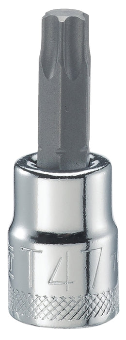 DEWALT DWMT74618OSP Torx Bit Socket, T47 Tip, 3/8 in Drive, Polished Chrome Vanadium