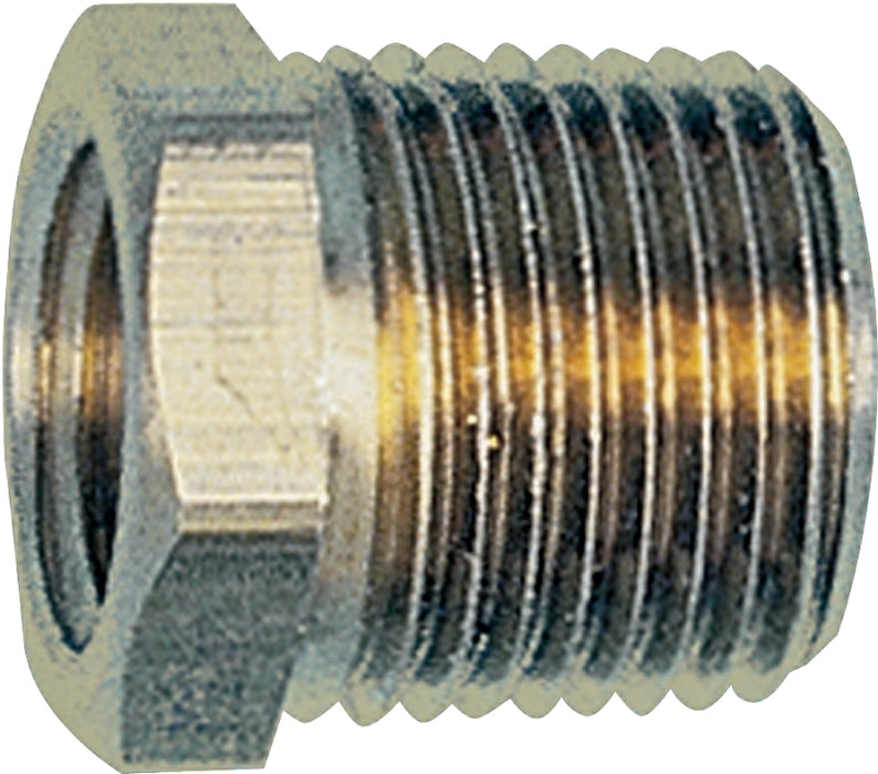 Tru-Flate 21-535 Air Hose Bushing, 1/4 x 3/8 in, FNPT x MNPT, Brass