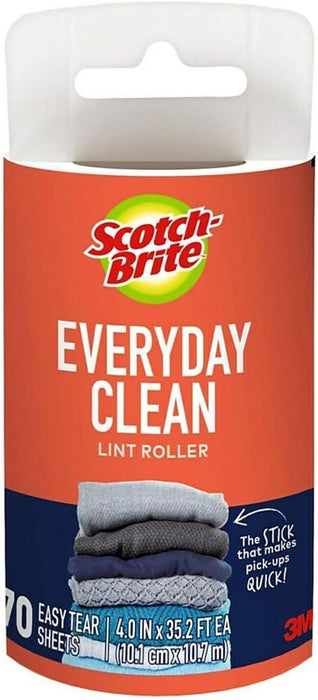 Scotch-Brite 836RFS-70 Lint Roller, Plastic