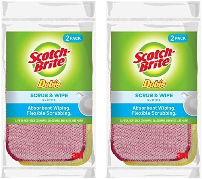 Scotch-Brite Dobie 9057-2 Scrub and Wipe Cloth