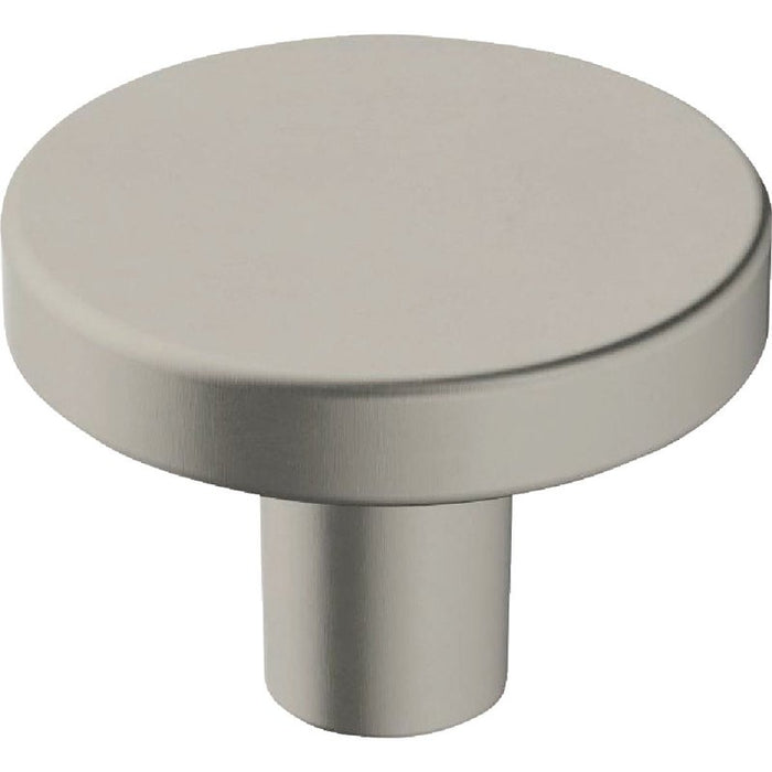 Amerock Versa Series BP36904-G10 Cabinet Knob, 1 in Projection, Zinc, Satin Nickel