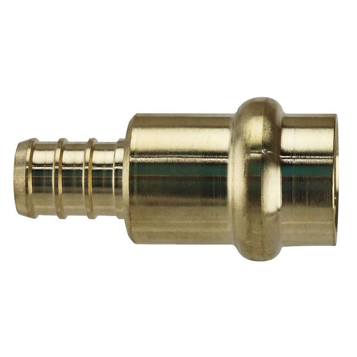 Apollo APXPR1212 Adapter, 1/2 in, PEX B Barb x Press Fit, Brass, 200 psi Pressure