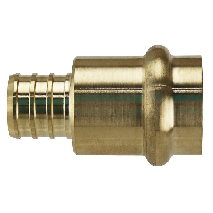 Apollo APXPR3434 Adapter, 3/4 in, PEX B Barb x Press Fit, Brass, 200 psi Pressure