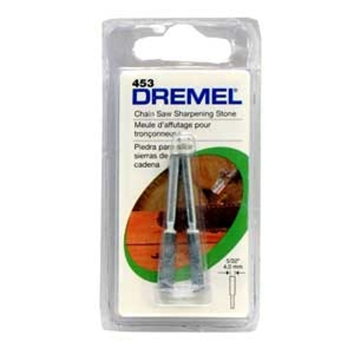 Dremel 454 Grinding Stone, 3/16 in Dia, 1/8 in Arbor/Shank, 80 Grit, Aluminum Oxide Abrasive