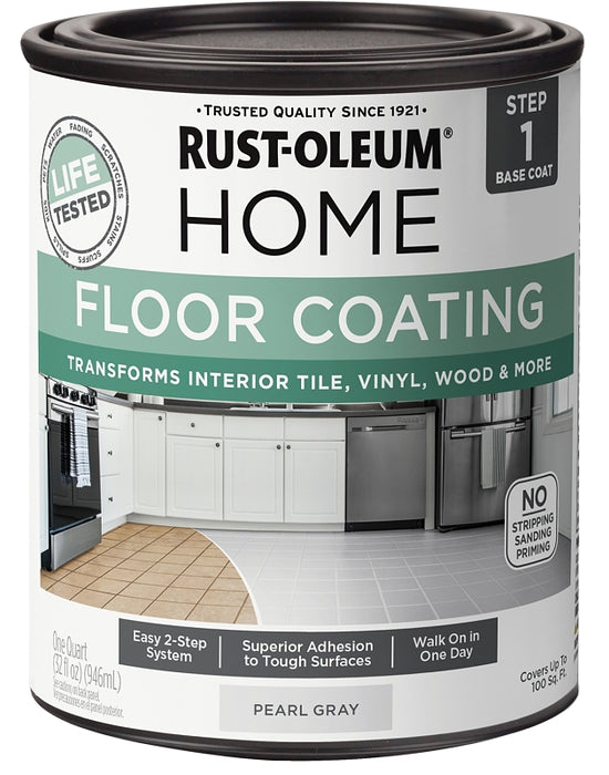 Rust-Oleum Home 358874 Premix Base Coating, Pearl Gray, 1 qt