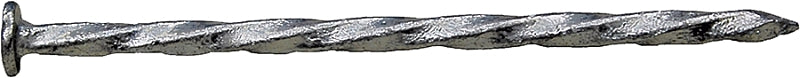 ProFIT 0010159 Deck Nail, 8D, 2-1/2 in L, Steel, Hot-Dipped Galvanized, Flat Head, Spiral Shank, 25 lb