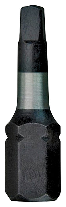 Milwaukee SHOCKWAVE 48-32-4473 Power Bit, #3 Drive, Square Recess Drive, 1/4 in Shank, Hex Shank, 2 in L