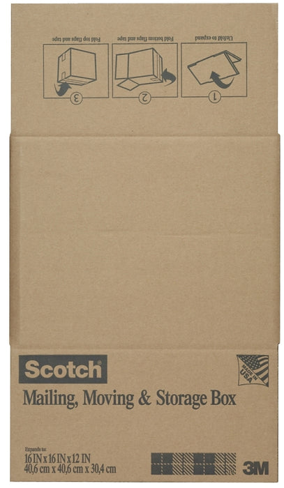 Scotch 8016.2FB Folded Box, L, Brown