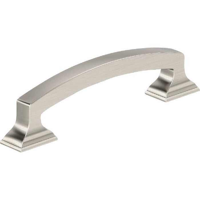 Amerock Incisive Series BP37121G10 Cabinet Pull, 4-11/16 in L Handle, 3/8 in H Handle, 1-3/16 in Projection, Zinc