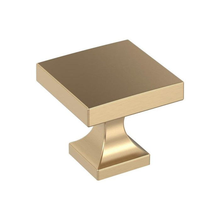 Amerock Pedestal Series BP37024CZ Cabinet Knob, 1 in Projection, Zinc, Champagne Bronze